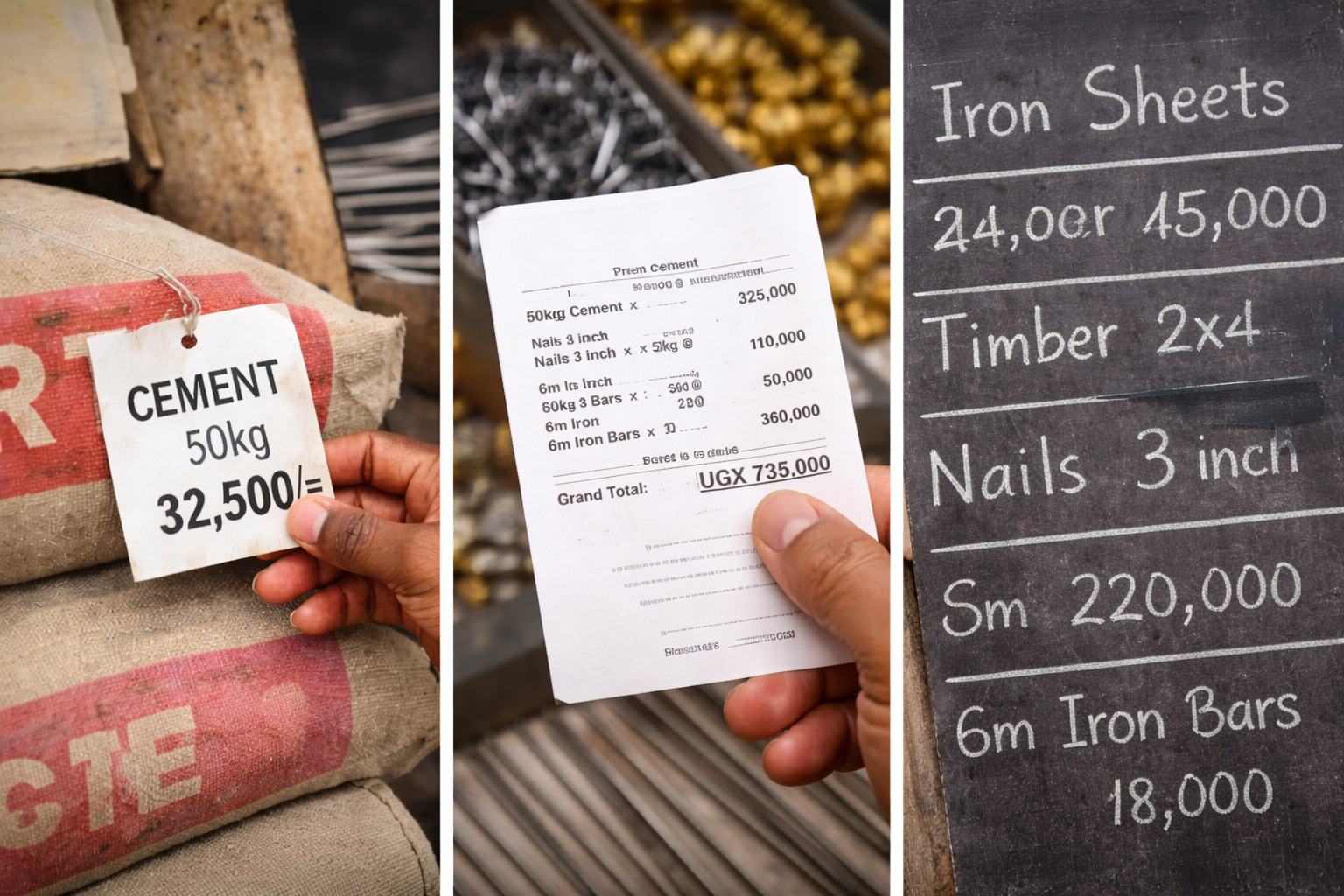 Price board and pricing tags
